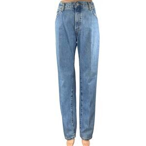 Levi's 550 Women's Blue High Waist Straight Tapered Relaxed Denim Jeans Pants L